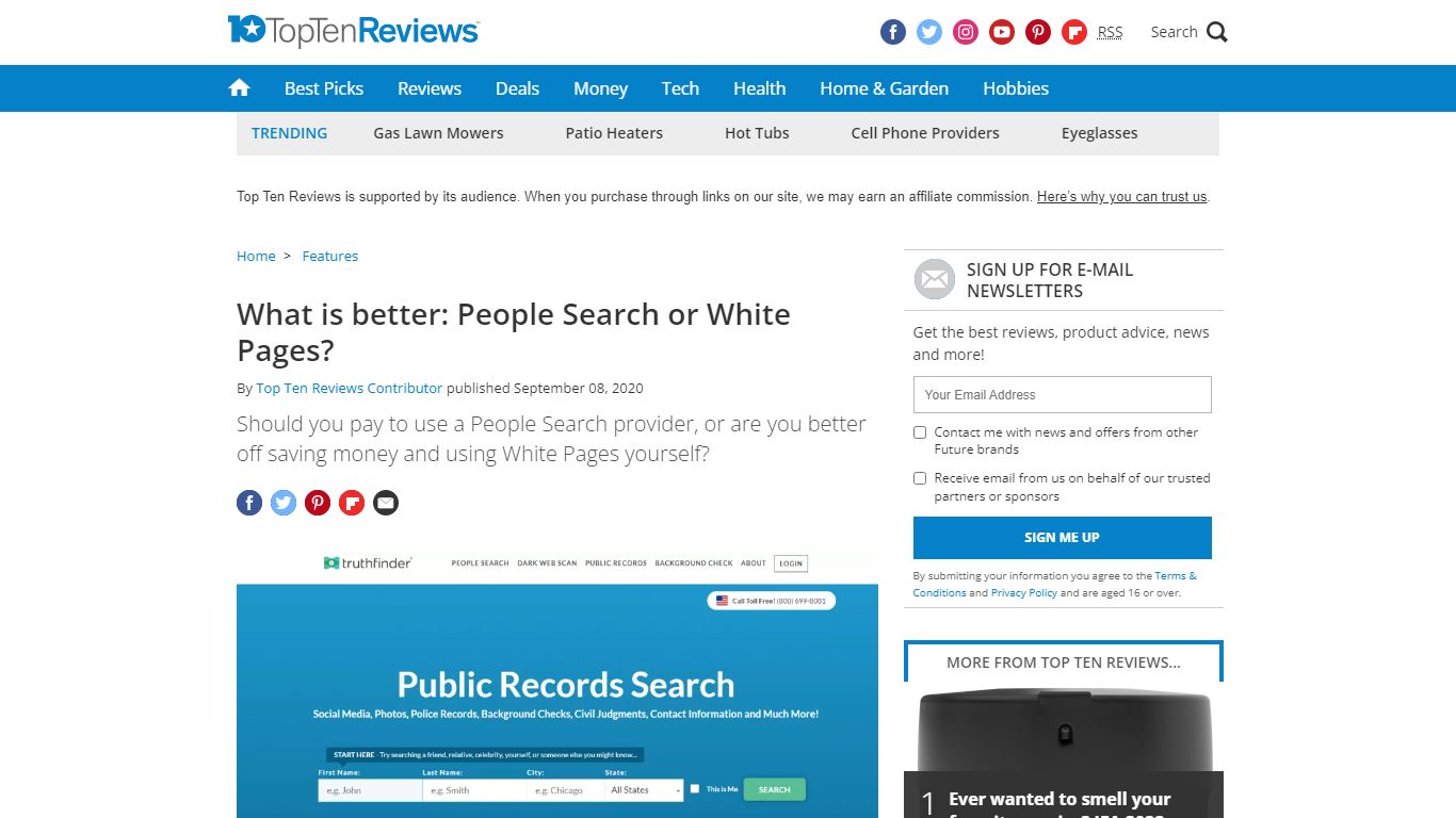 What is better: People Search or White Pages? - TopTenReviews